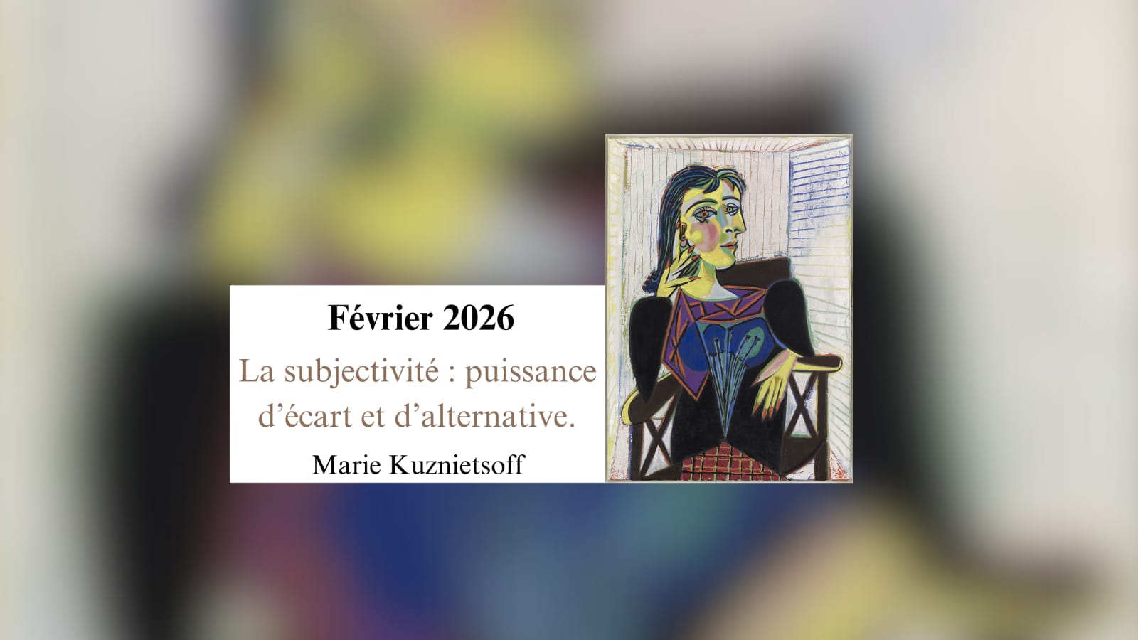 La subjectivité : puissance d&rsquo;écart et d&rsquo;alternative.